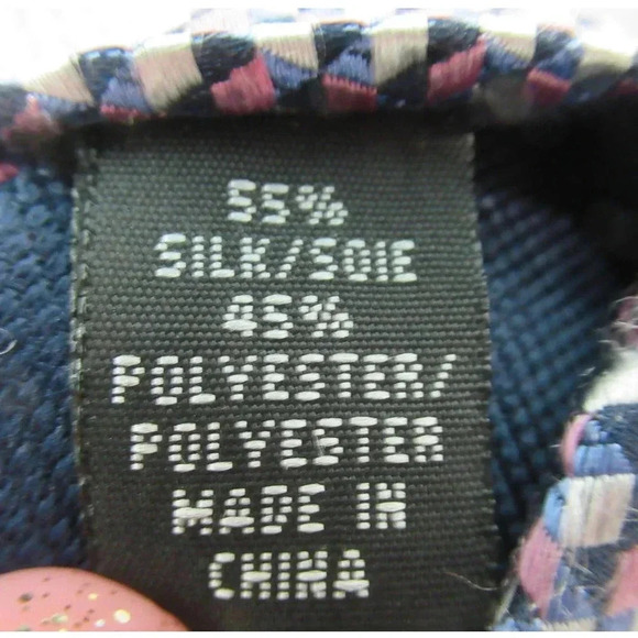 MICHAEL KORS Men's Silk Blend Necktie Designer 3D Blue Pink Black White Print - Picture 6 of 7